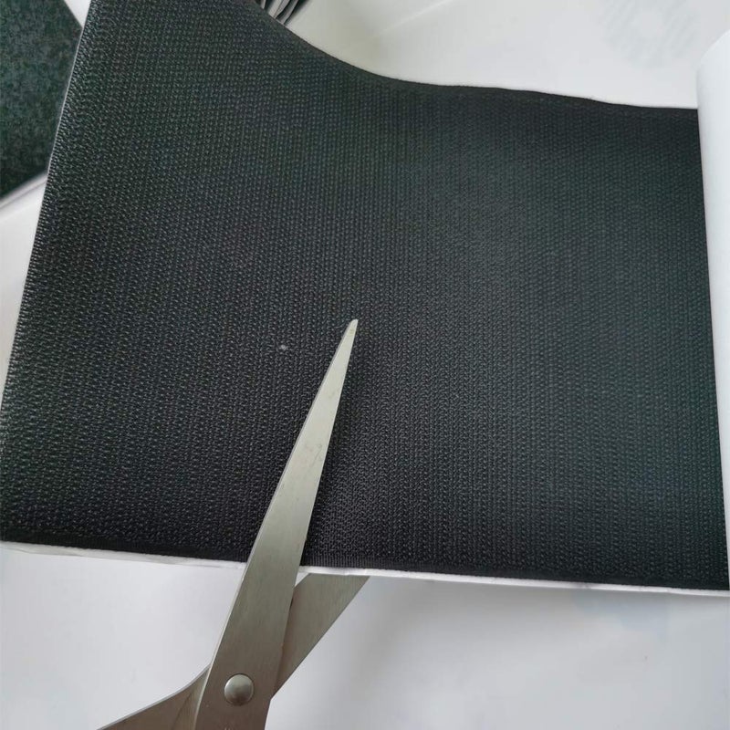 Ywhomal 6 inch Width Self Adhesive Hook and Loop Fastening Tape Heavy Duty Strips 1 Yard (Black, 6 inch x 1.1 Yard) - Image 3
